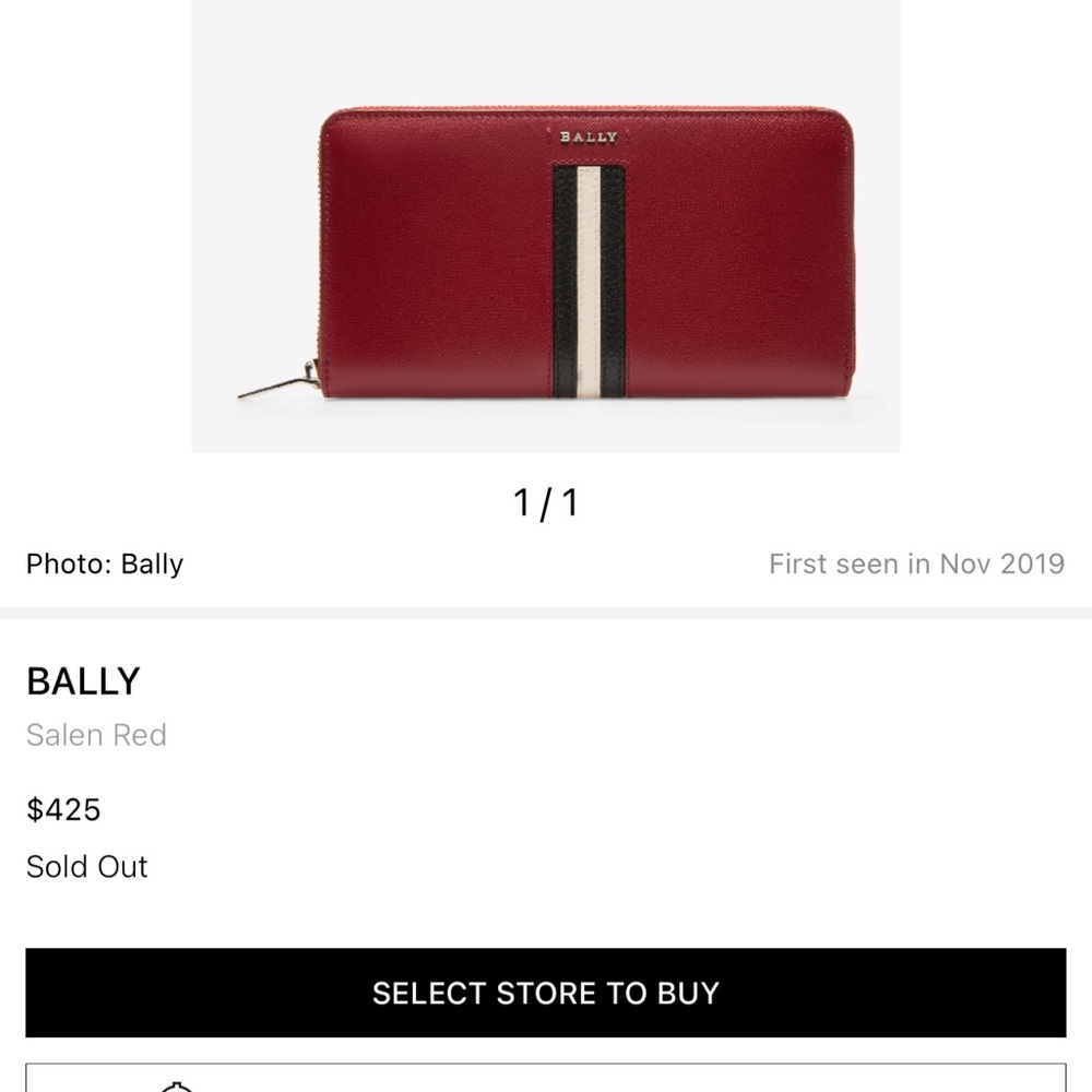 Authentic Bally Wallet. New without tag. No dustbag
